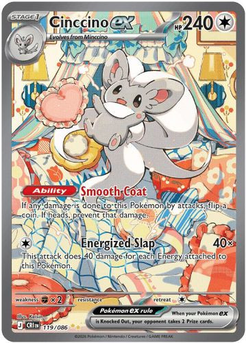 |ME04|[CRI-119/086](GRR) Cinccino ex {Holo}