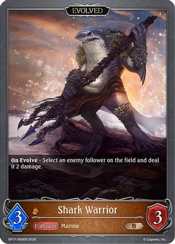 [BP17-068EN](B) Shark Warrior (Evolved)