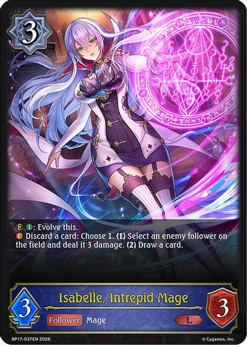 [BP17-037EN](L) Isabelle, Intrepid Mage