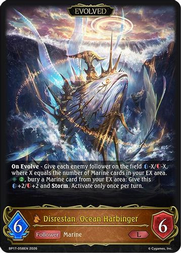 [BP17-058EN](L) Disrestan, Ocean Harbinger (Evolved)