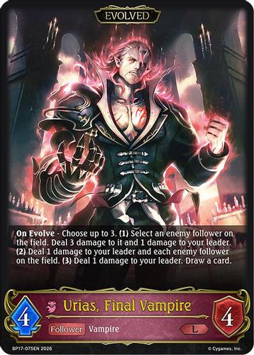 [BP17-075EN](L) Urias, Final Vampire (Evolved)