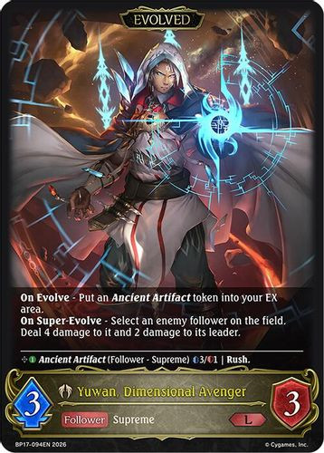 [BP17-094EN](L) Yuwan, Dimensional Avenger (Evolved)