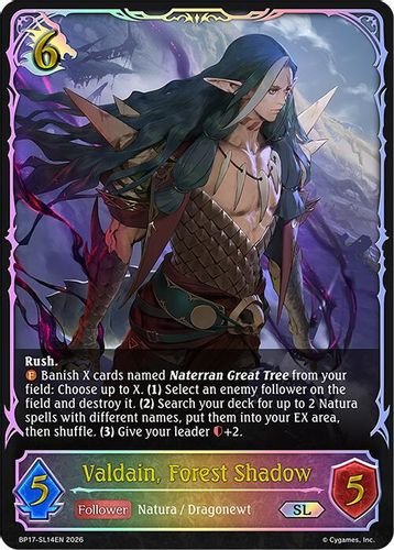 [BP17-SL14EN](SL) Valdain, Forest Shadow (Super Legendary)