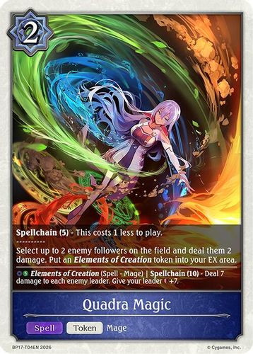 [BP17-T04EN](T) Quadra Magic (Token)