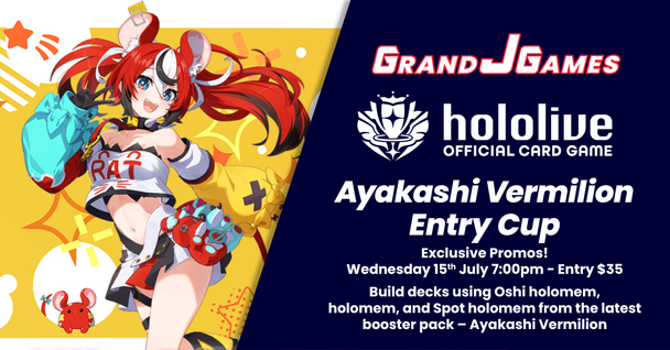Hololive: Ayakashi Vermilion Entry Cup (7:00pm Wednesday 15th July)
