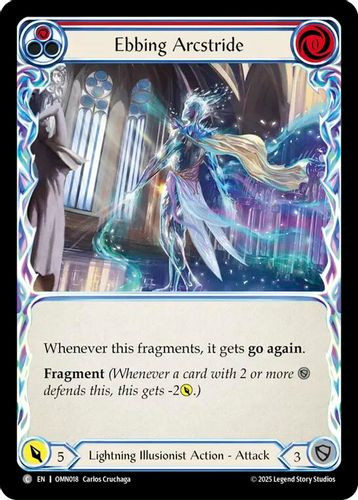 [FAB20 1st][OMN-018](C) Ebbing Arcstride (Red)