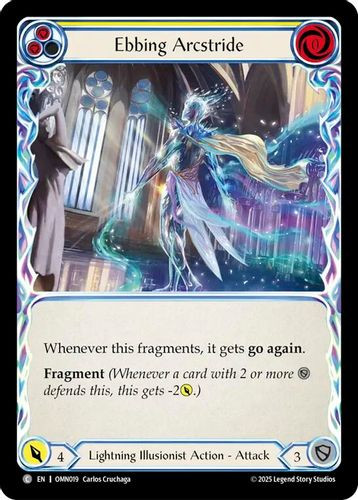 [FAB20 1st][OMN-019](C) Ebbing Arcstride (Yellow)
