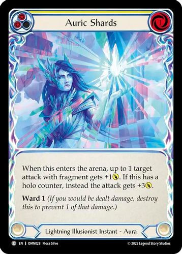 [FAB20 1st][OMN-028](C) Auric Shards (Yellow)