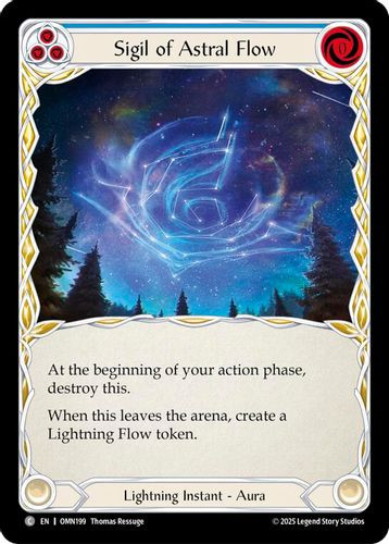 [FAB20 1st][OMN-199](C) Sigil Of Astral Flow