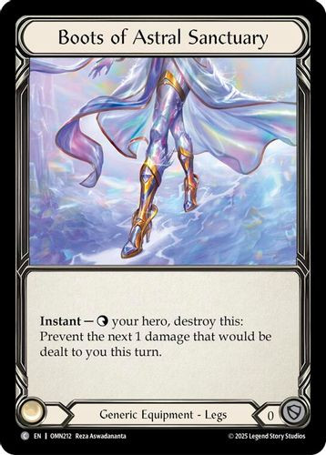 [FAB20 1st][OMN-212](C) Boots Of Astral Sanctuary