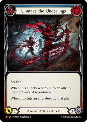 [FAB20 1st][OMN-228](M) Unmake the Underlings