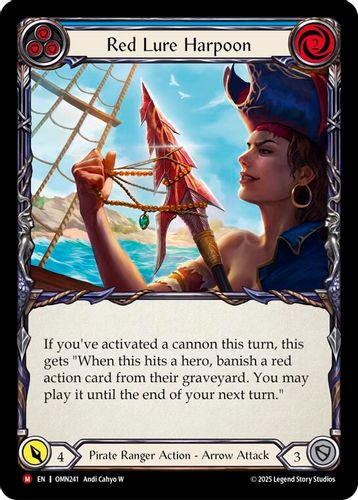 [FAB20 1st][OMN-241](M) Red Lure Harpoon