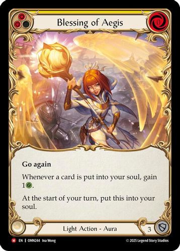 [FAB20 1st][OMN-244](M) Blessing Of Aegis