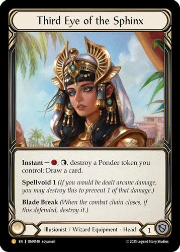 [FAB20 1st][OMN-140](L) Third Eye of the Sphinx (Rainbow Foil)