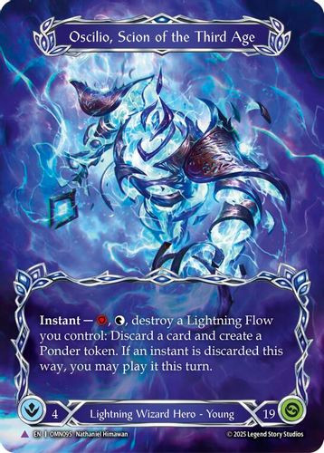 [FAB20 1st][OMN-095](MV) Oscilio Scion Of The Third Age (Marvel) (Cold Foil)