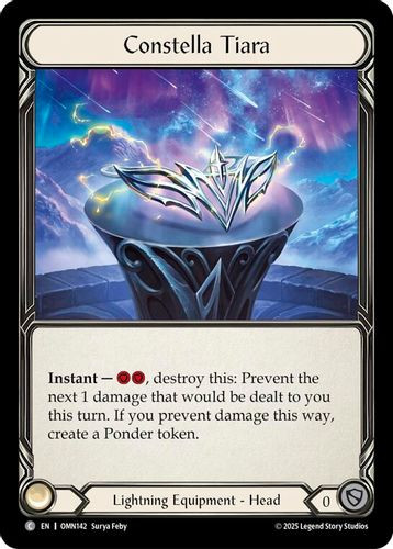 [FAB20 1st][OMN-142](C) Constella Tiara (Cold Foil)