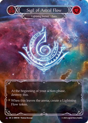 [FAB20 1st][OMN-199](MV) Sigil Of Astral Flow (Marvel) (Cold Foil)