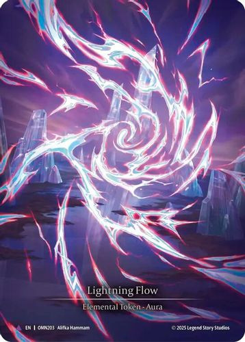 [FAB20 1st][OMN-203-C](MV) Lightning Flow (C) (Red Ver.) (Marvel) (Cold Foil)
