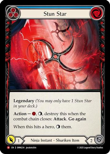 [FAB20 1st][OMN-234](M) Stun Star (Cold Foil)