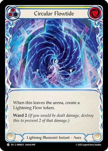[FAB20 1st][OMN-033](C) Circular Flowtide  (Extended Art) (Cold Foil)