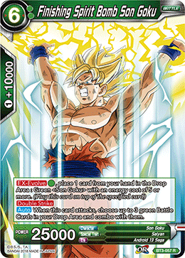BT03-057R Finishing Spirit Bomb Son Goku