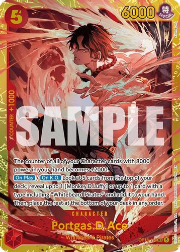 OP16-118](SEC) Portgas.D.Ace (Foil) - Grand J Games