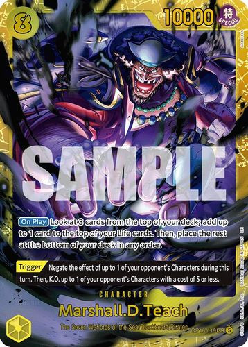 [OP16-119](SEC) Marshall.D.Teach (Foil)