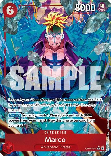 [OP16-014](R) Marco (Alternate Art) (Foil)
