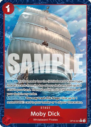 [OP16-021](R) Moby Dick (Alternate Art) (Foil)