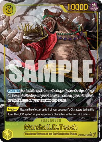[OP16-119](SEC) Marshall.D.Teach (Alternate Art) (Foil)