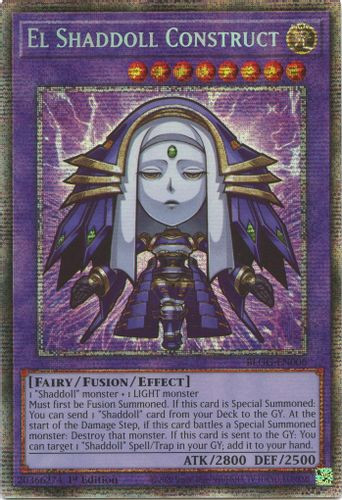 [BLGG-EN006] El Shaddoll Construct (Starlight Rare)<1st>