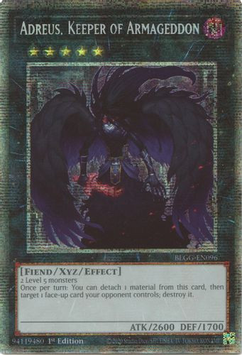 [BLGG-EN096] Adreus, Keeper of Armageddon (Starlight Rare)<1st>