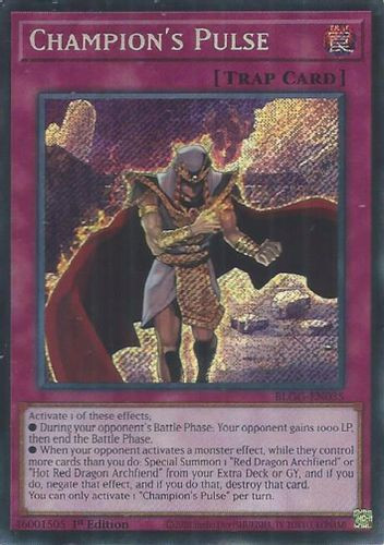 [BLGG-EN035] Champion's Pulse (Secret Rare)<1st>