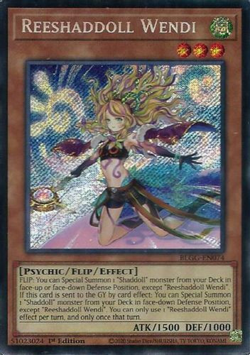 [BLGG-EN074] Reeshaddoll Wendi (Secret Rare)<1st>