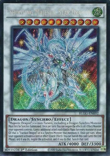 [BLGG-EN092] Shooting Majestic Star Dragon (Secret Rare)<1st>