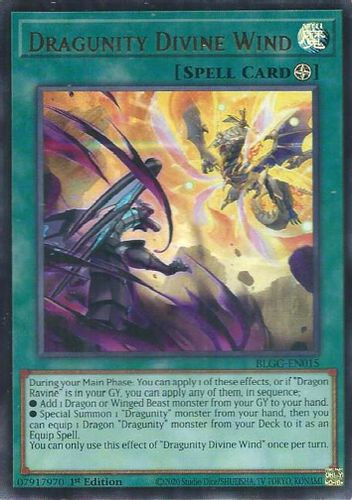 [BLGG-EN015] Dragunity Divine Wind (Ultra Rare)<1st>