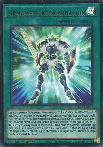 [BLGG-EN027] Armament Reincarnation (Ultra Rare)<1st>