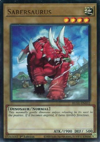 [BLGG-EN052] Sabersaurus (Ultra Rare)<1st>