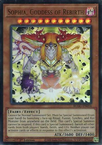 [BLGG-EN056] Sophia, Goddess of Rebirth (Ultra Rare)<1st>