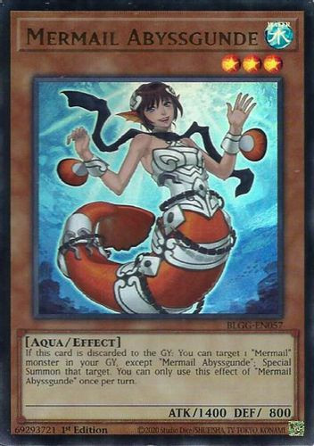 [BLGG-EN057] Mermail Abyssgunde (Ultra Rare)<1st>