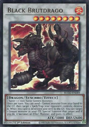 [BLGG-EN089] Black Brutdrago (Ultra Rare)<1st>