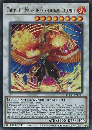 [BLGG-EN093] Zoroa, the Magistus Conflagrant Calamity (Ultra Rare)<1st>