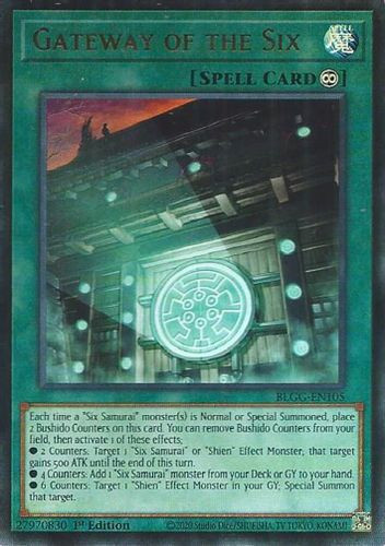 [BLGG-EN105] Gateway of the Six (Ultra Rare)<1st>