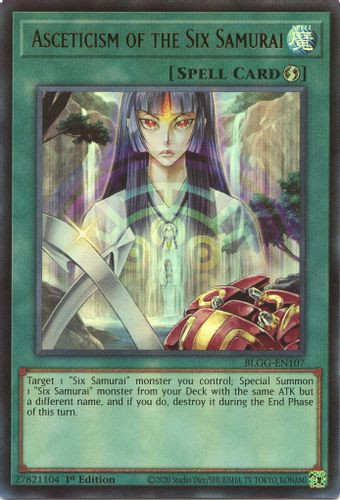 [BLGG-EN107] Asceticism of the Six Samurai (Ultra Rare)<1st>