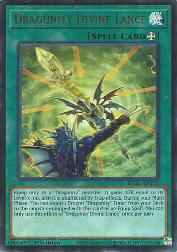 [BLGG-EN113] Dragunity Divine Lance (Ultra Rare)<1st>
