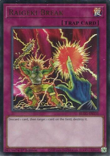 [BLGG-EN131] Raigeki Break (Ultra Rare)<1st>