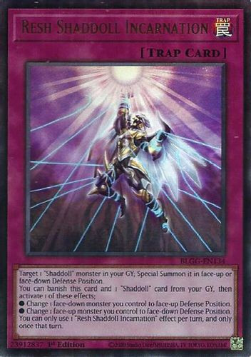 [BLGG-EN134] Resh Shaddoll Incarnation (Ultra Rare)<1st>