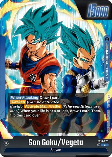 [FB10-025](L) Son Goku/Vegeta