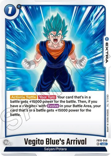 [FB10-046](UC) Vegito Blue's Arrival