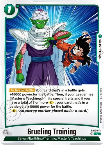 [FB10-071](C) Grueling Training
